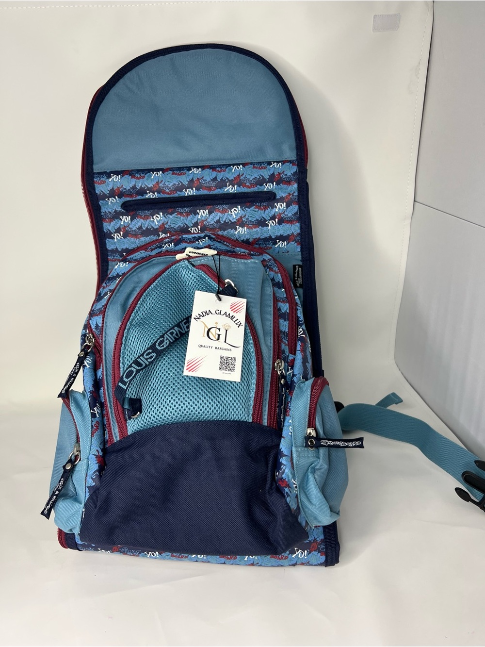 Louis Garneau Blue Backpack - Picture 5 of 11